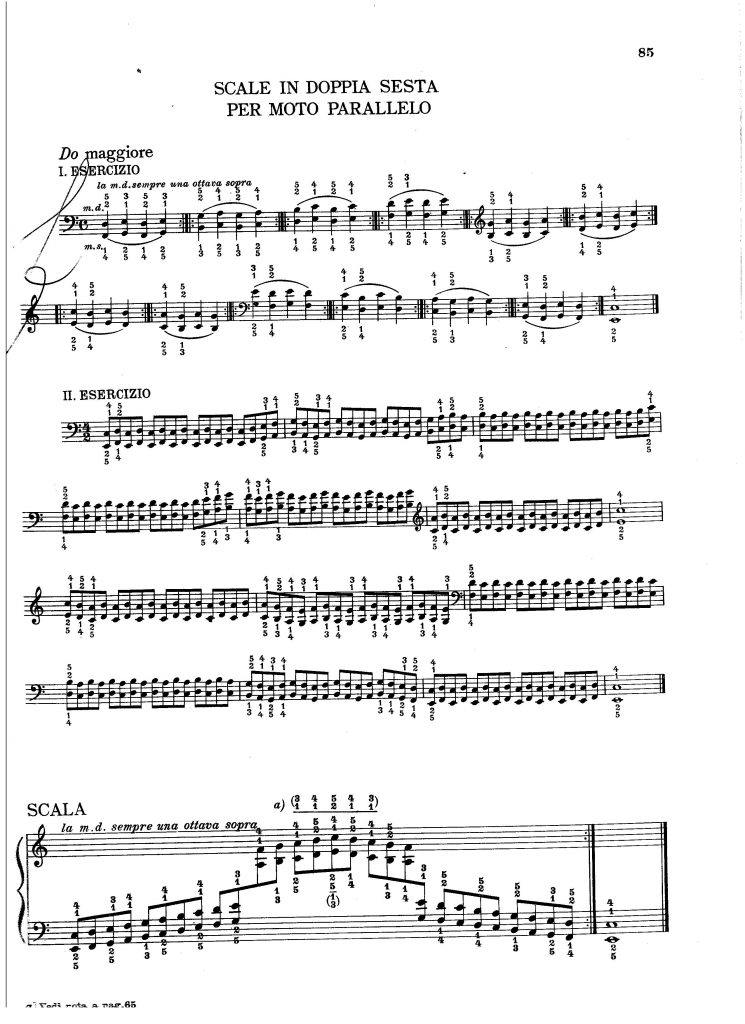 Silvestri Scale Doppie Seste 001 Sheet Music Lessons Risorse Didattiche